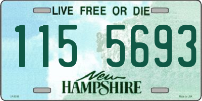 NH license plate 1155693