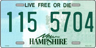 NH license plate 1155704