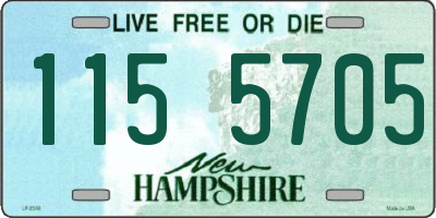 NH license plate 1155705