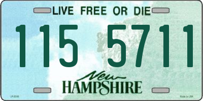 NH license plate 1155711