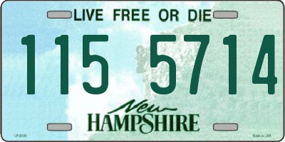 NH license plate 1155714
