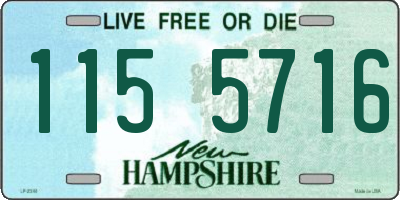 NH license plate 1155716