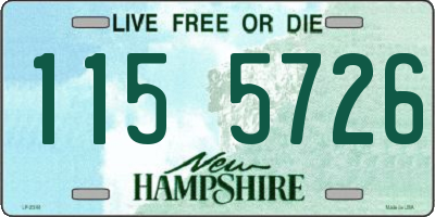 NH license plate 1155726