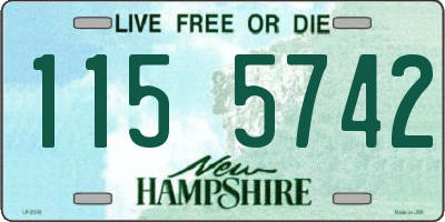 NH license plate 1155742