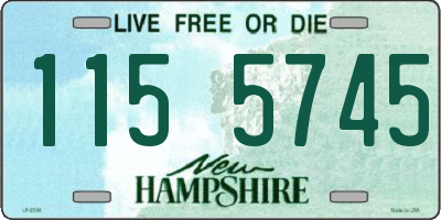 NH license plate 1155745