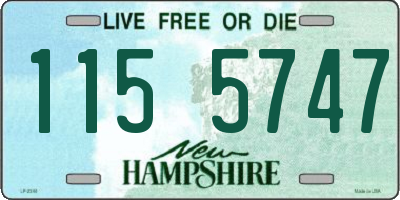 NH license plate 1155747