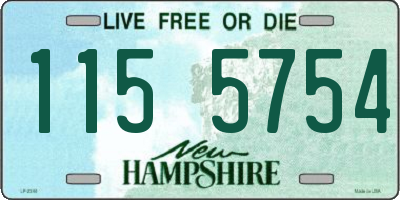 NH license plate 1155754