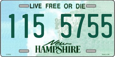 NH license plate 1155755