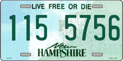 NH license plate 1155756