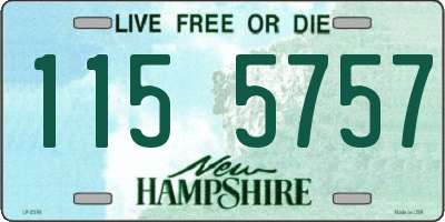 NH license plate 1155757