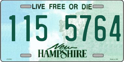 NH license plate 1155764