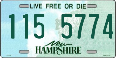 NH license plate 1155774