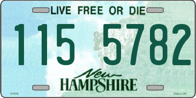NH license plate 1155782