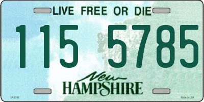 NH license plate 1155785