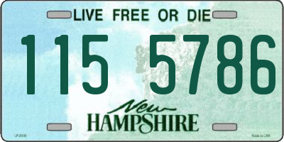 NH license plate 1155786