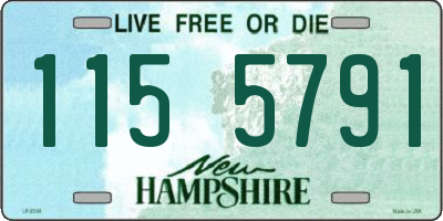 NH license plate 1155791