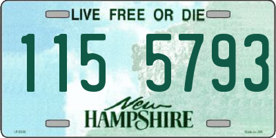 NH license plate 1155793
