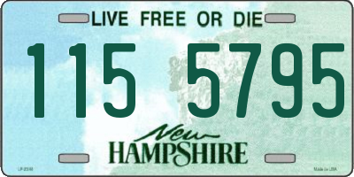 NH license plate 1155795