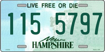 NH license plate 1155797