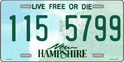 NH license plate 1155799