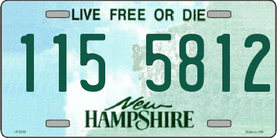 NH license plate 1155812