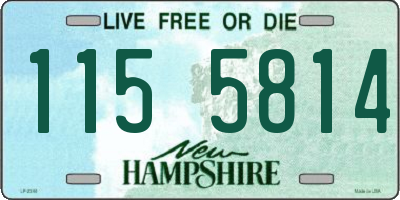 NH license plate 1155814