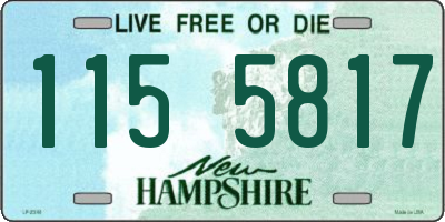 NH license plate 1155817