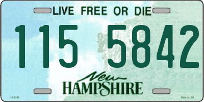 NH license plate 1155842
