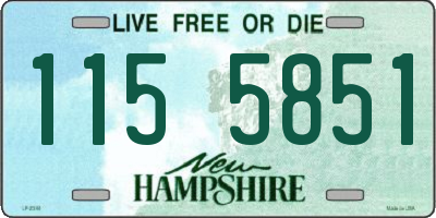 NH license plate 1155851