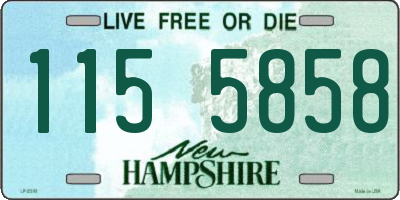 NH license plate 1155858