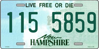 NH license plate 1155859