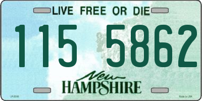 NH license plate 1155862