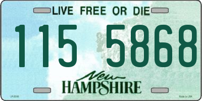 NH license plate 1155868