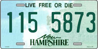 NH license plate 1155873