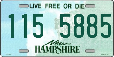 NH license plate 1155885