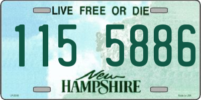NH license plate 1155886