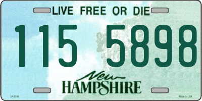 NH license plate 1155898