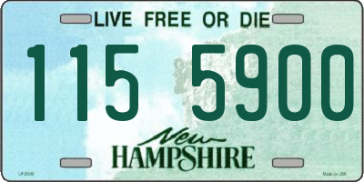 NH license plate 1155900