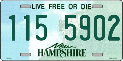 NH license plate 1155902