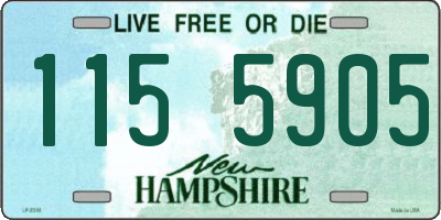 NH license plate 1155905