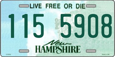 NH license plate 1155908