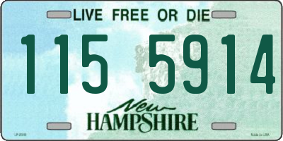 NH license plate 1155914