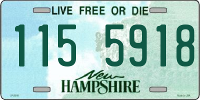 NH license plate 1155918
