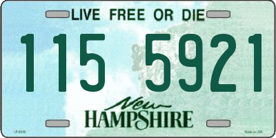 NH license plate 1155921