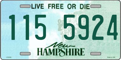 NH license plate 1155924