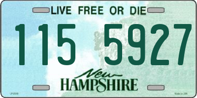 NH license plate 1155927