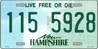 NH license plate 1155928