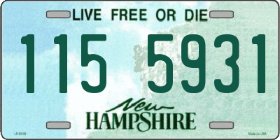 NH license plate 1155931
