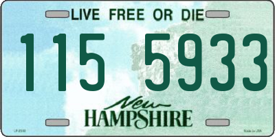 NH license plate 1155933