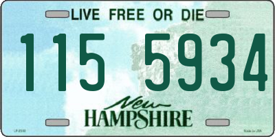 NH license plate 1155934